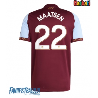 Aston Villa Ian Maatsen #22 Tricou Fotbal Replică 2025-26 Barbati Acasa